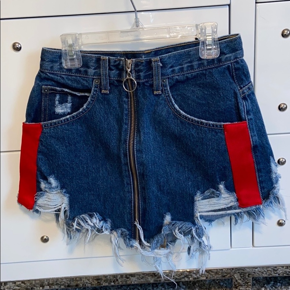 Carmar denim skirt